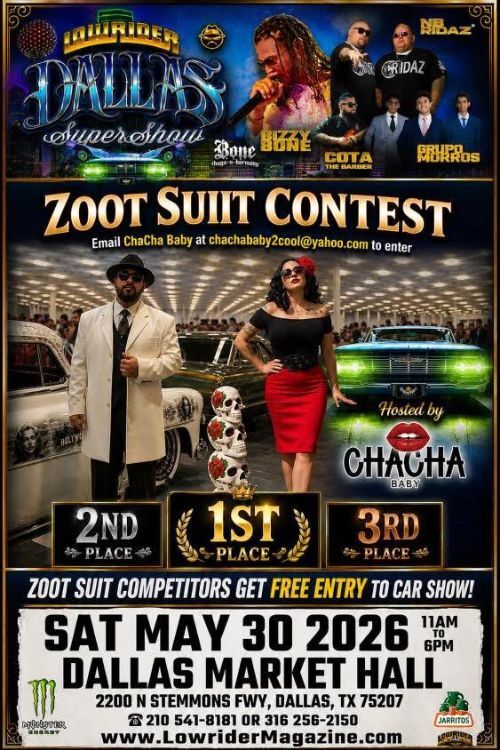 Lowrider Super Show Dallas May 30 2026
